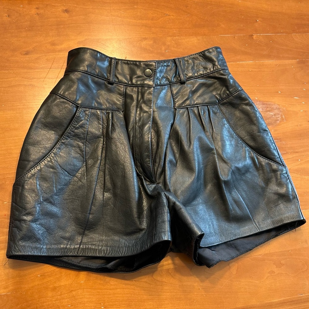 Leather Shorts - Picture 1 of 11